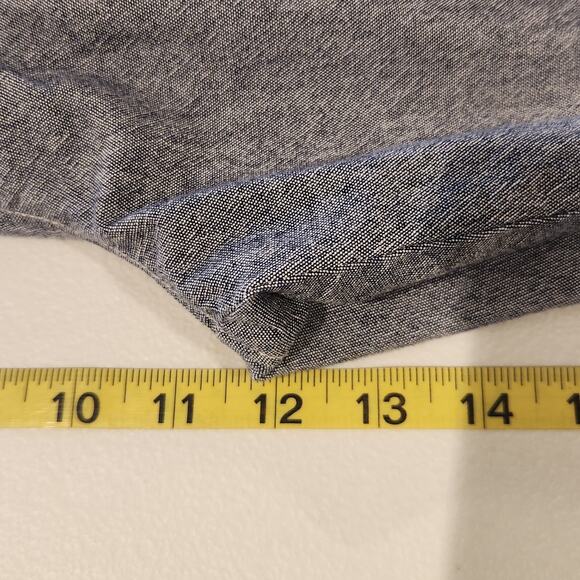 J Crew Mens Gray 10.5 Inch Chambray Stretch Shorts Size 38 Beach Nautical Preppy - Picture 8 of 11